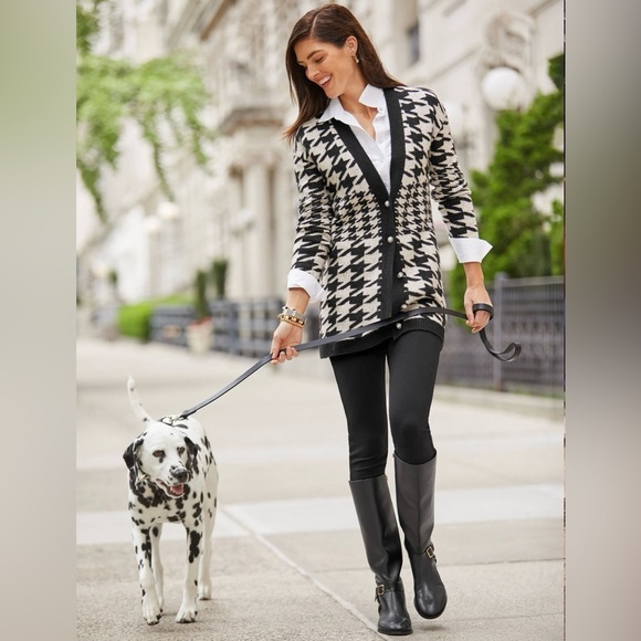 NWT Talbots SoHo Black Ankle Pants High Waist Stretch Slim Leggings Travel Sz 10 - Picture 3 of 9